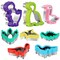 8 Pack Dinosaur Cookie Cutters Set - Stainless Steel Shaped Cookie Candy Food Cutters Molds for DIY, Kitchen, Baking, Kids Dinosaur Theme Birthday Party Supplies Favors